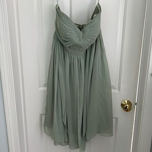 Jenny Yoo Sage Green Bridesmaid Dress size 12